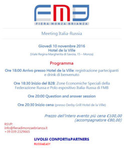 Meeting Italia-Russia